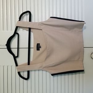 Tan Crop Top